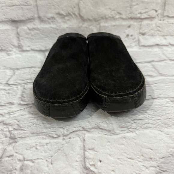 Vintage Cole Haan Country Platform Mule Clogs Womens 6.5 B  Suede Slip On Shoes - Picture 2 of 7
